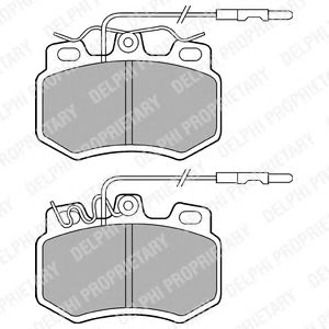 Тормозные колодки DELPHI LP493