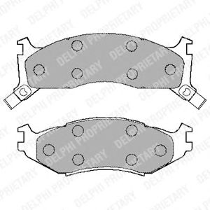 Тормозные колодки DELPHI LP892