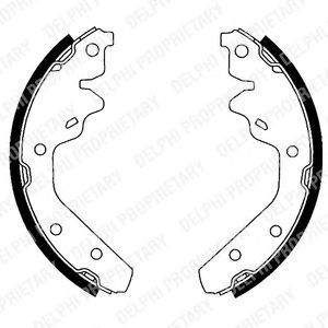 Тормозные колодки DELPHI LS1820