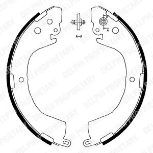 Тормозные колодки DELPHI LS1826