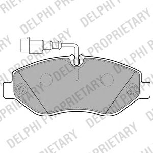 Тормозные колодки DELPHI LP2043