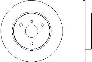 Тормозной диск HELLA 8DD 355 113-561 PRO