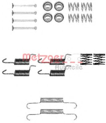 Ремкомплект ручника METZGER 105-0010