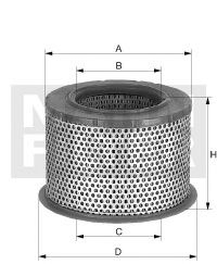 Воздушный фильтр MANN-FILTER C 2375