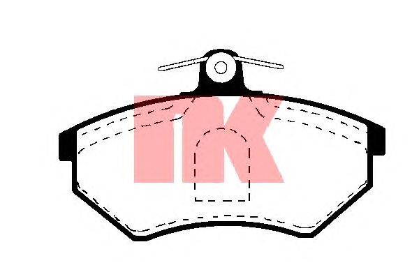 Тормозные колодки NK 224725