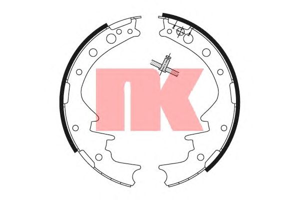 Тормозные колодки NK 2799378