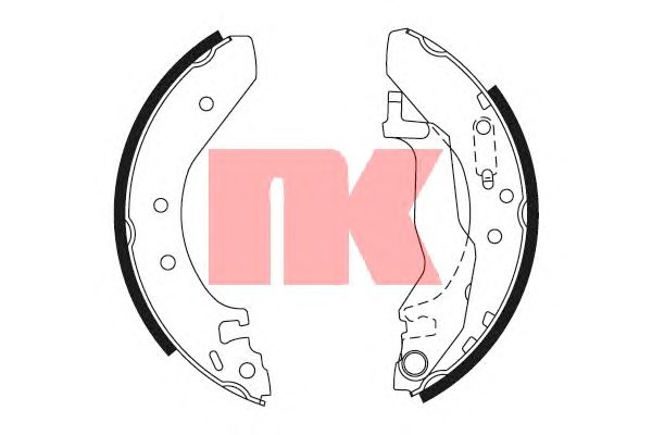 Тормозные колодки NK 2799527