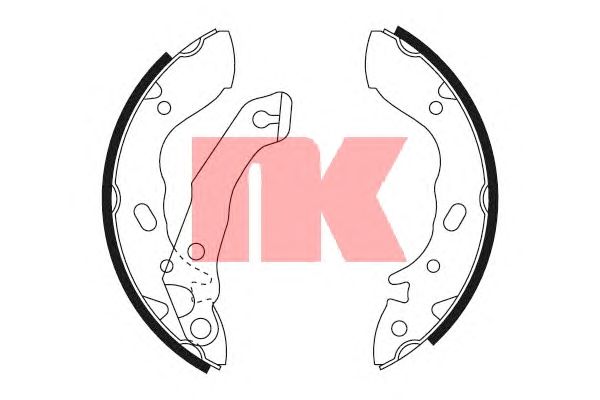 Тормозные колодки NK 2734560
