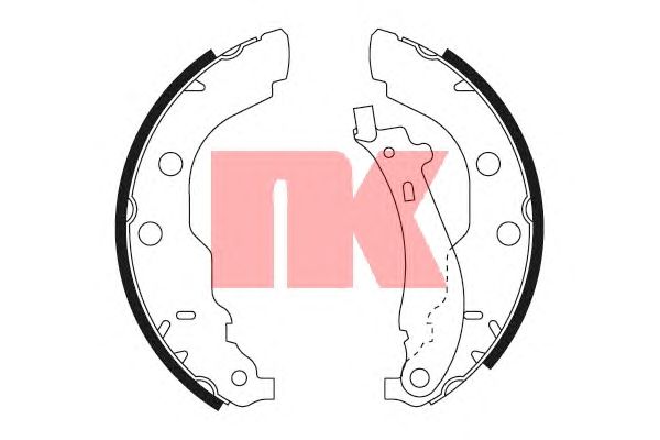 Тормозные колодки NK 2737582