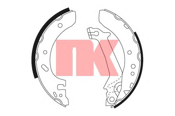 Тормозные колодки NK 2725587