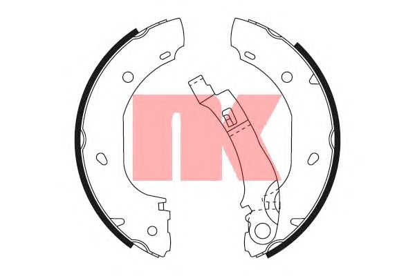 Тормозные колодки NK 2719701
