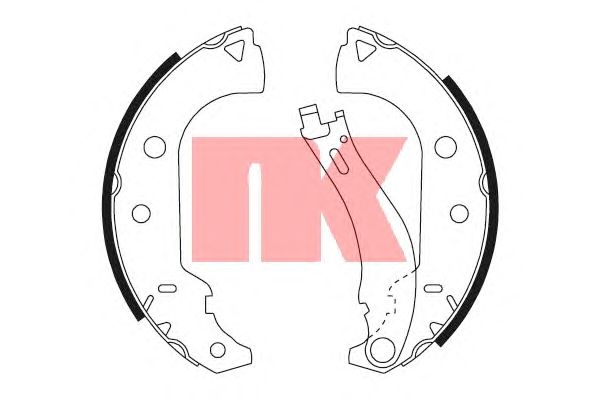 Тормозные колодки NK 2723706
