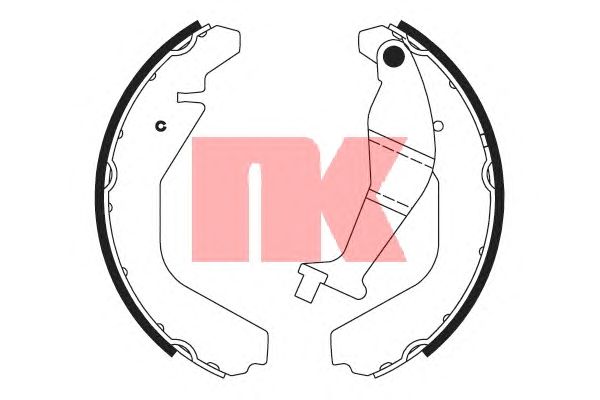 Тормозные колодки NK 2736752