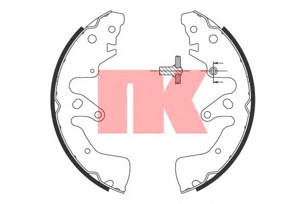 Тормозные колодки NK 2752783