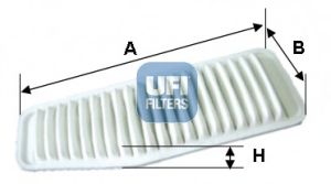 Воздушный фильтр UFI 30.504.00
