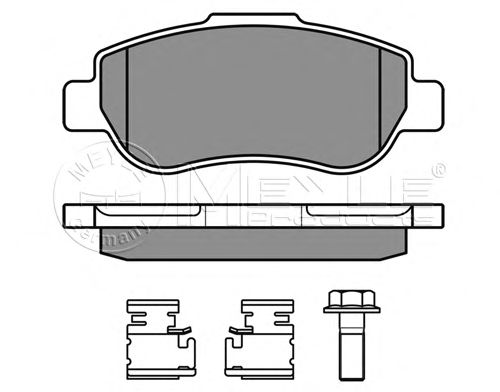 Тормозные колодки MEYLE 025 240 7217/W