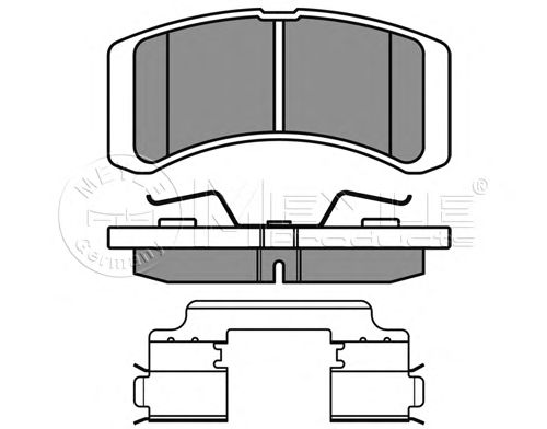 Тормозные колодки MEYLE 025 242 2914/W