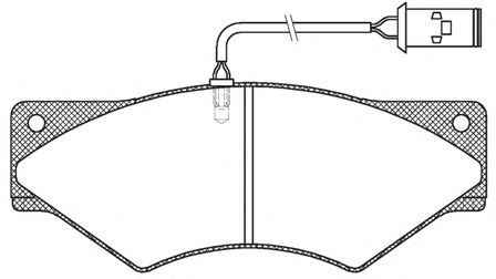 Тормозные колодки REMSA JCA 436.40