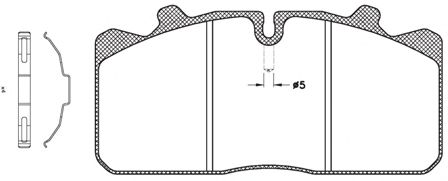 Тормозные колодки REMSA JCA 658.00