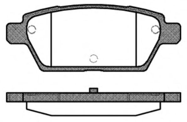 Тормозные колодки REMSA 1195.10