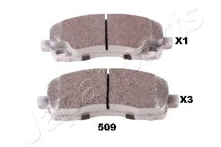 Тормозные колодки JAPANPARTS PP-509AF