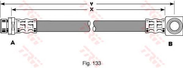 Гальмівний шланг TRW PHD273