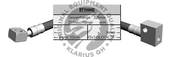 Тормозной шланг QH International BFH4442