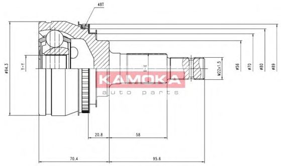 Комплект ШРКШ KAMOKA 6788