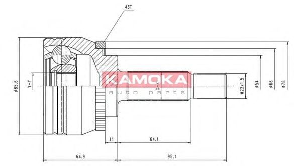 Комплект ШРКШ KAMOKA 7056