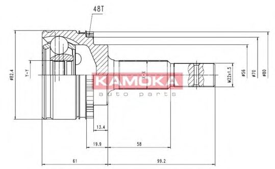 Комплект ШРКШ KAMOKA 6063