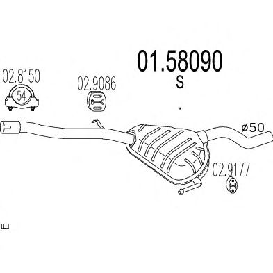 Резонатор MTS 01.58090