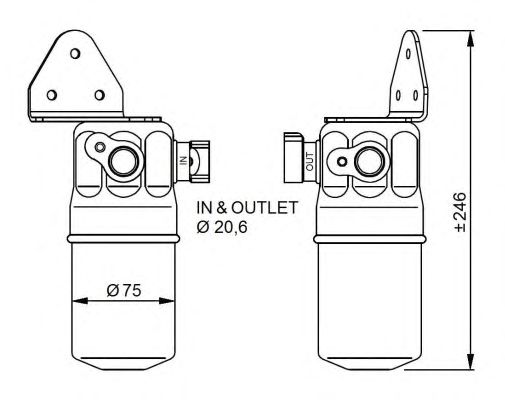 Осушувач кондиціонера NRF 33334