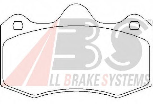 Тормозные колодки A.B.S. 37471