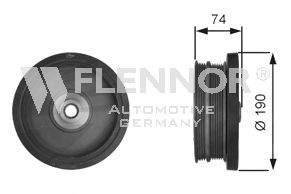 Шкив коленвала FLENNOR FVD99544