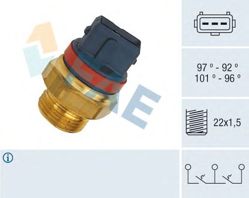Датчик включения вентилятора FAE 37930