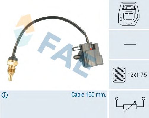 Датчик температуры охлаждающей жидкости FAE 32426