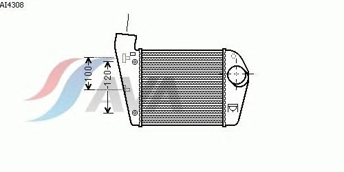 Интеркулер AVA QUALITY COOLING AI4308