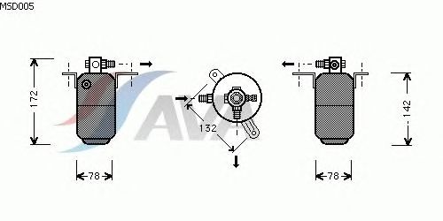 Осушитель кондиционера AVA QUALITY COOLING MSD005