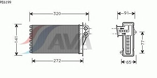 Радіатор опалення AVA QUALITY COOLING PE6199