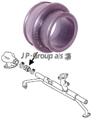 Впускной патрубок JP GROUP 8115350106