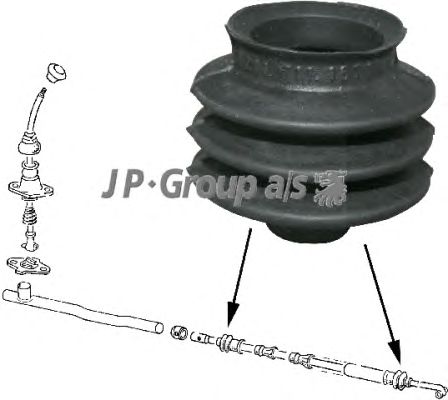 Обшивка рычага переключения JP GROUP 8132300200
