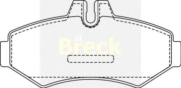 Тормозные колодки BRECK 23021 00 704 20