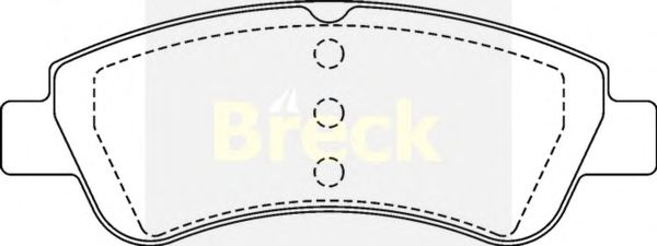 Тормозные колодки BRECK 23599 00 701 00