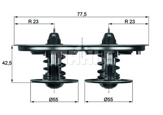 Термостат MAHLE ORIGINAL TX 32 80