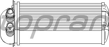 Радиатор отопителя TOPRAN 700 750