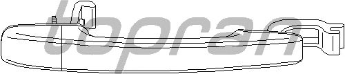 Ручка двери TOPRAN 721 731