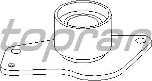 Направляющий / паразитный ролик ремня ГРМ TOPRAN 700 212