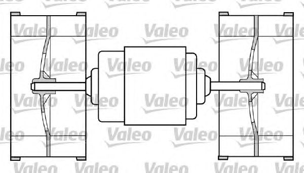 Вентилятор салона VALEO 698438