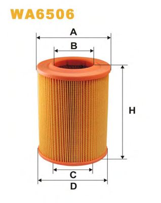 Воздушный фильтр WIX FILTERS WA6506