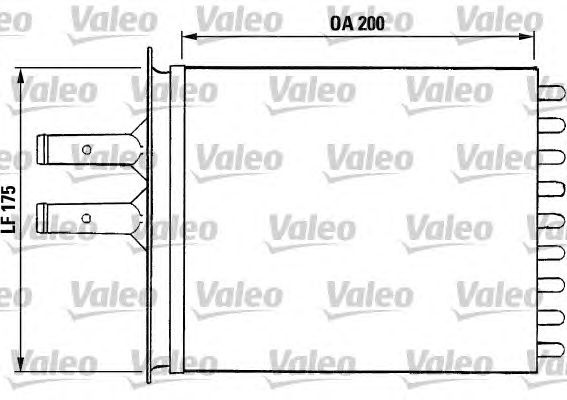Радіатор опалення VALEO 812081